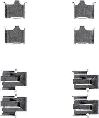 Mintex MBA1078 - Set accesorii, placute frana - allinparts.ro