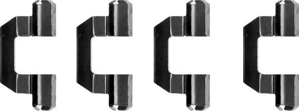 Mintex MBA1077 - Set accesorii, placute frana - allinparts.ro