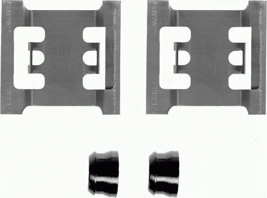 Mintex MBA1145 - Set accesorii, placute frana allinparts.ro