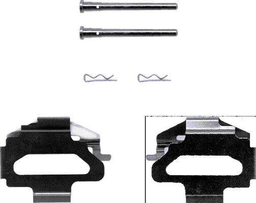 Mintex MBA1141 - Set accesorii, placute frana allinparts.ro