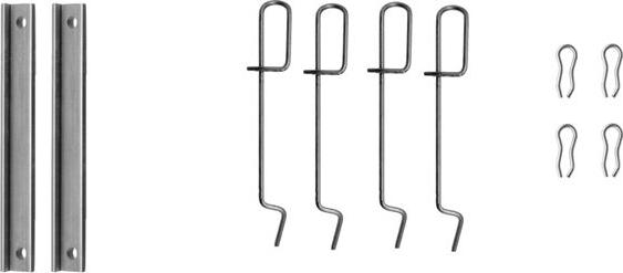 Mintex MBA1151 - Set accesorii, placute frana - allinparts.ro