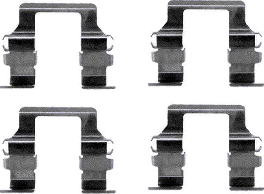 Mintex MBA1164 - Set accesorii, placute frana allinparts.ro