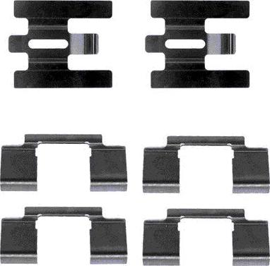 Mintex MBA1160 - Set accesorii, placute frana - allinparts.ro