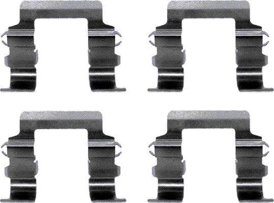 Mintex MBA1161 - Set accesorii, placute frana allinparts.ro
