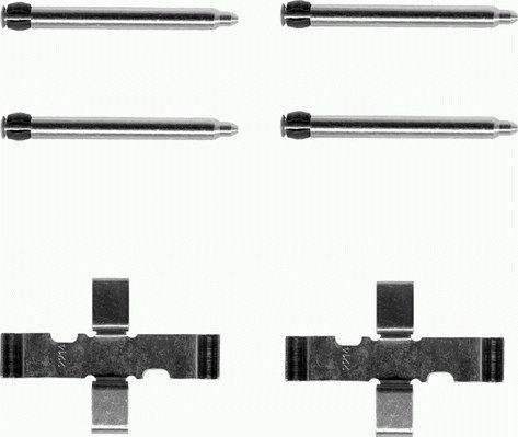 Mintex MBA1101 - Set accesorii, placute frana allinparts.ro