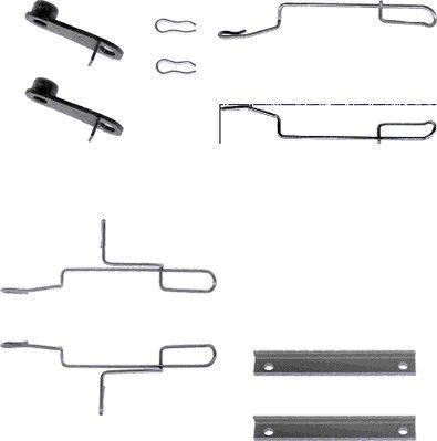 Mintex MBA1188 - Set accesorii, placute frana - allinparts.ro