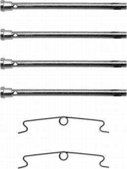 Mintex MBA1131 - Set accesorii, placute frana allinparts.ro