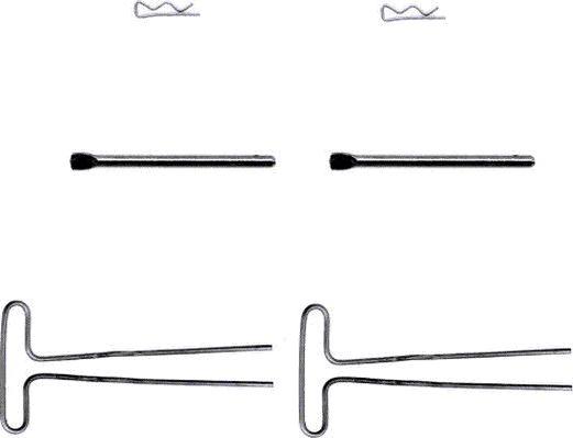 Mintex MBA1120 - Set accesorii, placute frana allinparts.ro