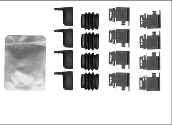 Mintex MBA1890 - Set accesorii, placute frana allinparts.ro