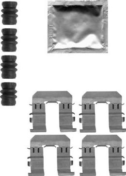 Mintex MBA1847 - Set accesorii, placute frana - allinparts.ro