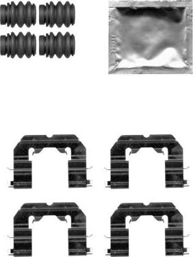 Mintex MBA1859 - Set accesorii, placute frana - allinparts.ro