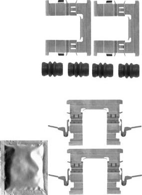 Mintex MBA1853 - Set accesorii, placute frana - allinparts.ro