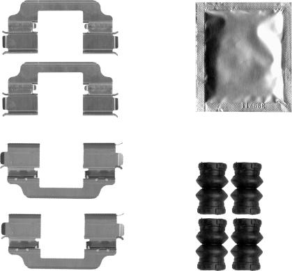 Mintex MBA1861 - Set accesorii, placute frana allinparts.ro