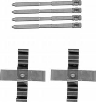 Mintex MBA1801 - Set accesorii, placute frana - allinparts.ro