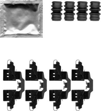 Mintex MBA1808 - Set accesorii, placute frana allinparts.ro