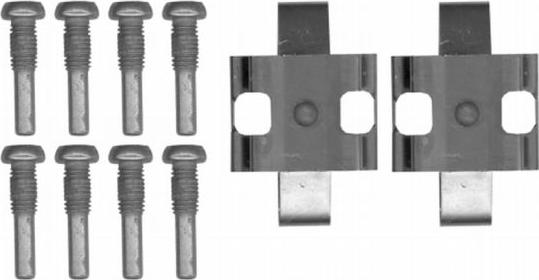 Mintex MBA1802 - Set accesorii, placute frana - allinparts.ro