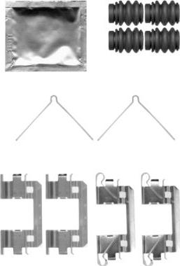 Mintex MBA1811 - Set accesorii, placute frana allinparts.ro