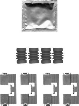 Mintex MBA1818 - Set accesorii, placute frana allinparts.ro