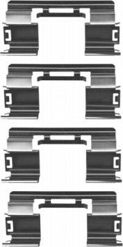 Mintex MBA1813 - Set accesorii, placute frana allinparts.ro