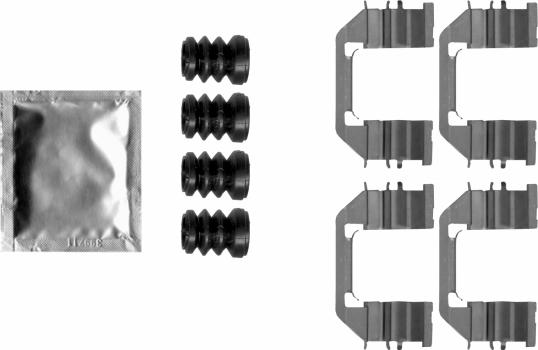 Mintex MBA1888 - Set accesorii, placute frana allinparts.ro