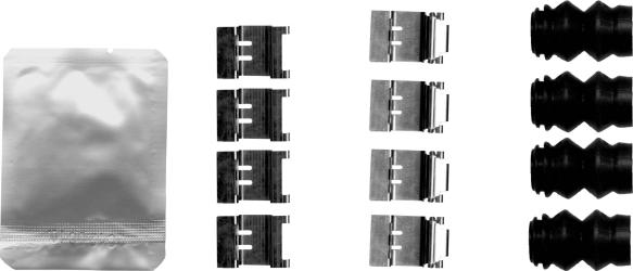 Mintex MBA1874 - Set accesorii, placute frana allinparts.ro