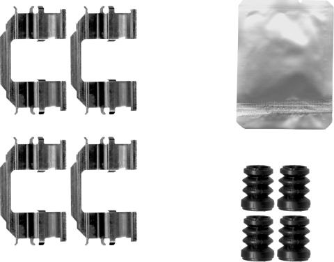 Mintex MBA1870 - Set accesorii, placute frana allinparts.ro