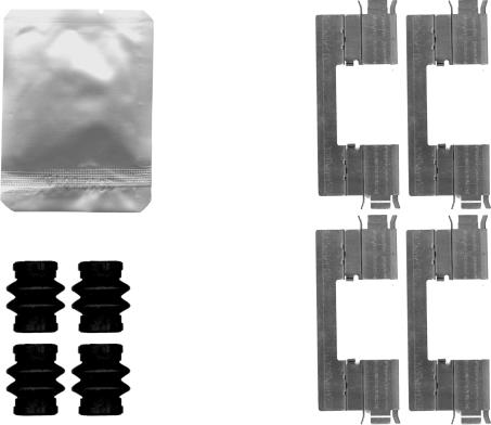 Mintex MBA1873 - Set accesorii, placute frana - allinparts.ro