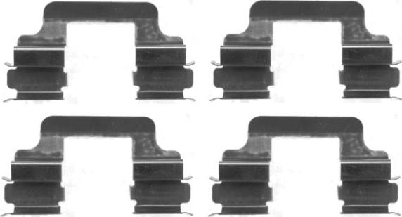 Mintex MBA1294 - Set accesorii, placute frana - allinparts.ro