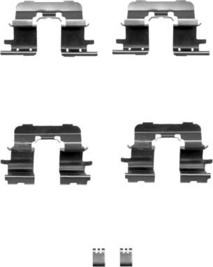 Mintex MBA1290 - Set accesorii, placute frana - allinparts.ro