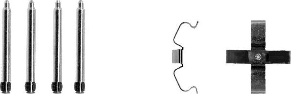Mintex MBA1266 - Set accesorii, placute frana allinparts.ro