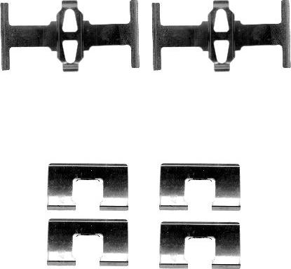 Mintex MBA1203 - Set accesorii, placute frana allinparts.ro