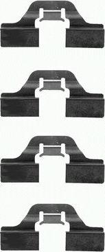 Mintex MBA1211 - Set accesorii, placute frana allinparts.ro