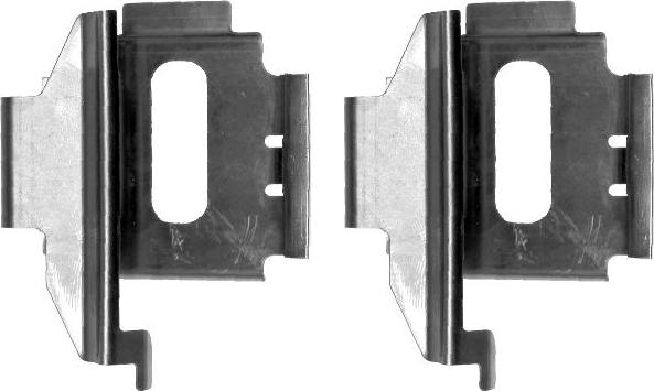 Mintex MBA1282 - Set accesorii, placute frana allinparts.ro