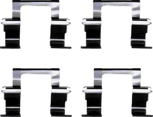 Mintex MBA1274 - Set accesorii, placute frana allinparts.ro