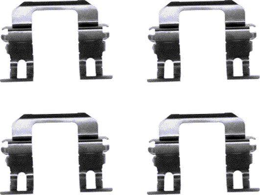Mintex MBA1275 - Set accesorii, placute frana allinparts.ro