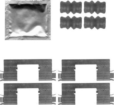 Mintex MBA1798 - Set accesorii, placute frana - allinparts.ro
