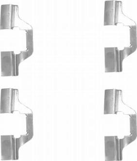Mintex MBA1749 - Set accesorii, placute frana allinparts.ro