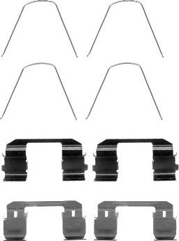 Mintex MBA1743 - Set accesorii, placute frana - allinparts.ro