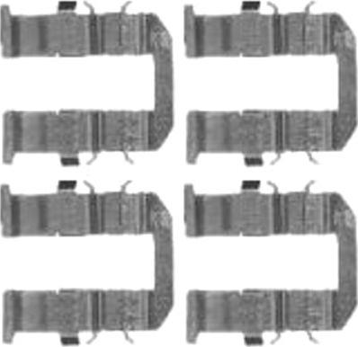Mintex MBA1758 - Set accesorii, placute frana - allinparts.ro