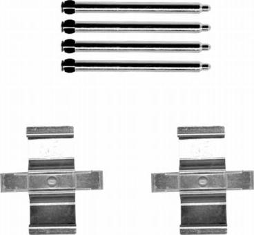 Mintex MBA1765 - Set accesorii, placute frana - allinparts.ro
