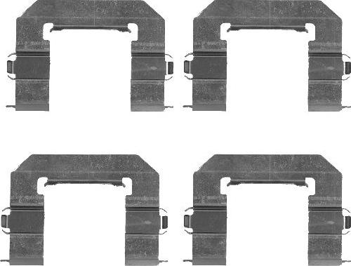 Mintex MBA1761 - Set accesorii, placute frana allinparts.ro