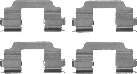 Mintex MBA1709 - Set accesorii, placute frana - allinparts.ro