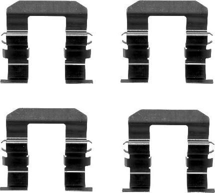 Mintex MBA1704 - Set accesorii, placute frana allinparts.ro