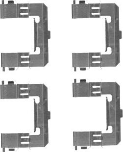 Mintex MBA1715 - Set accesorii, placute frana - allinparts.ro