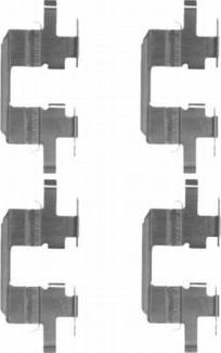 Mintex MBA1711 - Set accesorii, placute frana - allinparts.ro