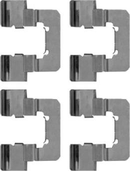 Mintex MBA1781 - Set accesorii, placute frana allinparts.ro