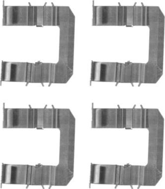 Mintex MBA1735 - Set accesorii, placute frana allinparts.ro
