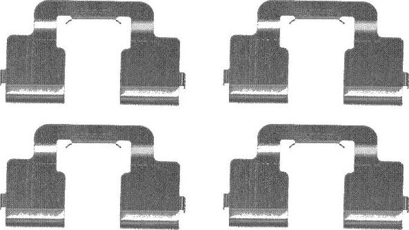 Mintex MBA1733 - Set accesorii, placute frana allinparts.ro