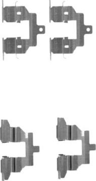 Mintex MBA1737 - Set accesorii, placute frana allinparts.ro