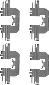 Mintex MBA1724 - Set accesorii, placute frana - allinparts.ro